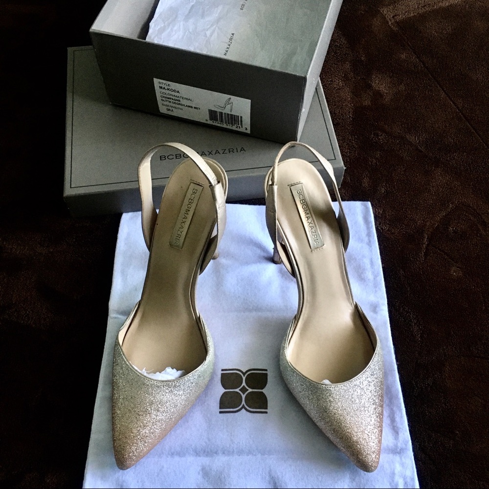 SOLD! BCBG | Champagne Koda Sling-Back Pump